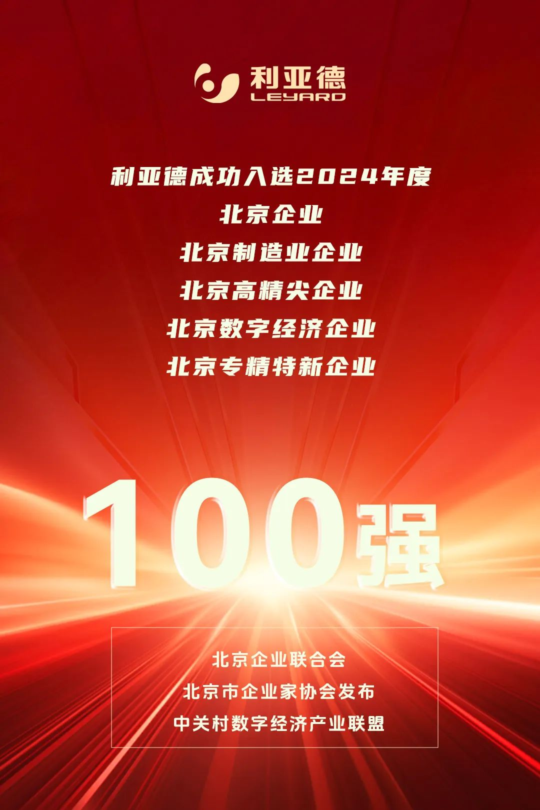  一连三年！888电子荣登北京百强企业五大榜单