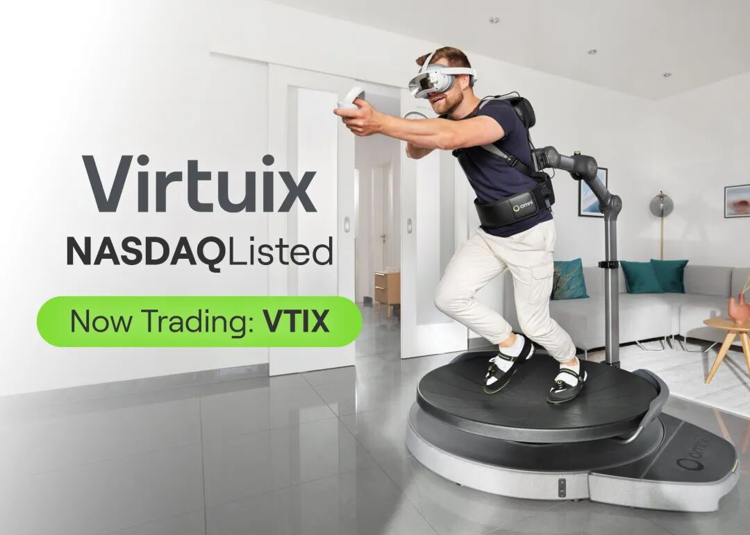 祝贺Virtuix纳斯达克上市！888电子携手加速AI融合应用工业化